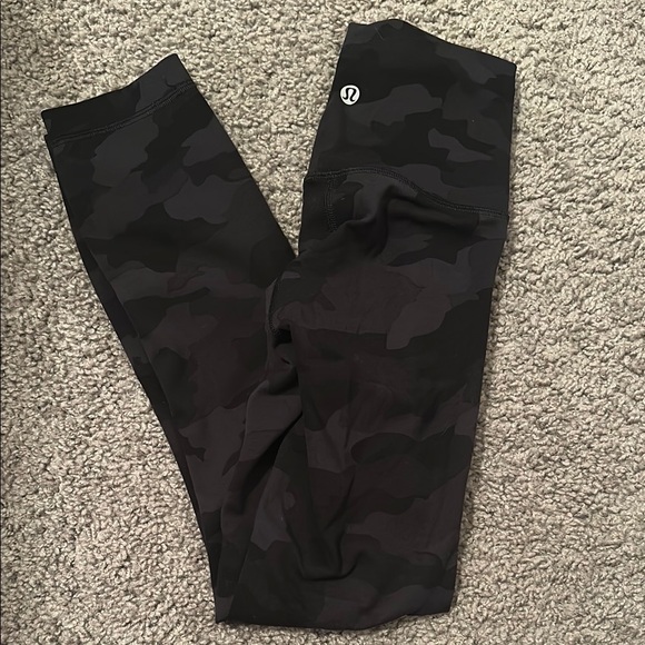 lululemon athletica Pants - NWOT Lululemon Black Camo Wunder Train Leggings